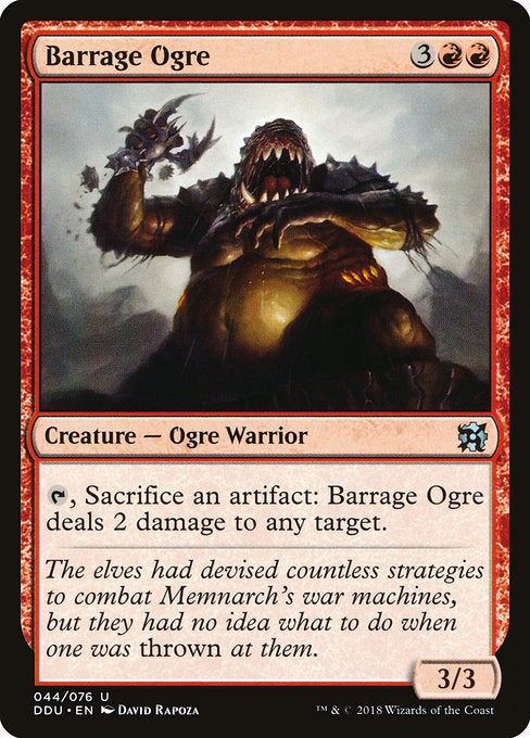 Barrage Ogre [Duel Decks: Elves vs. Inventors] | Gam3 Escape