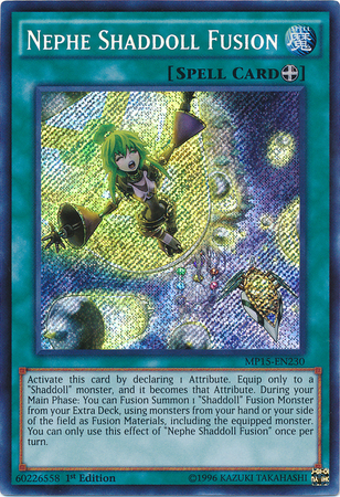 Nephe Shaddoll Fusion [MP15-EN230] Secret Rare | Gam3 Escape