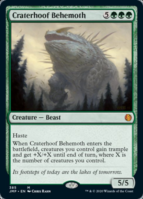 Craterhoof Behemoth [Jumpstart] | Gam3 Escape