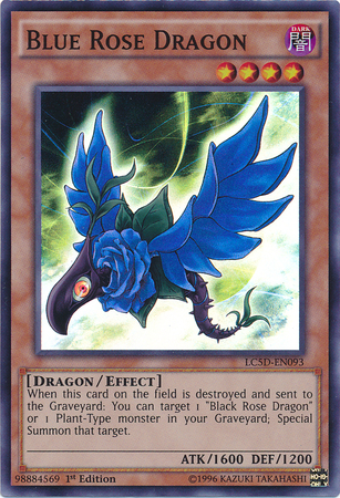 Blue Rose Dragon [LC5D-EN093] Super Rare | Gam3 Escape