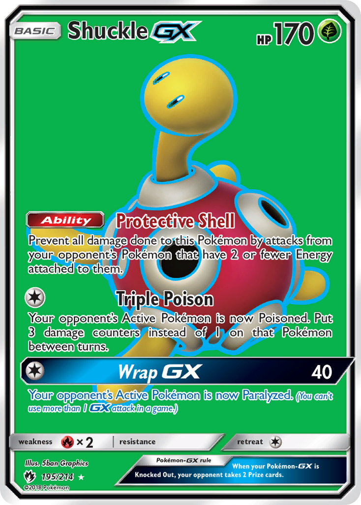 Shuckle GX (195/214) [Sun & Moon: Lost Thunder] | Gam3 Escape