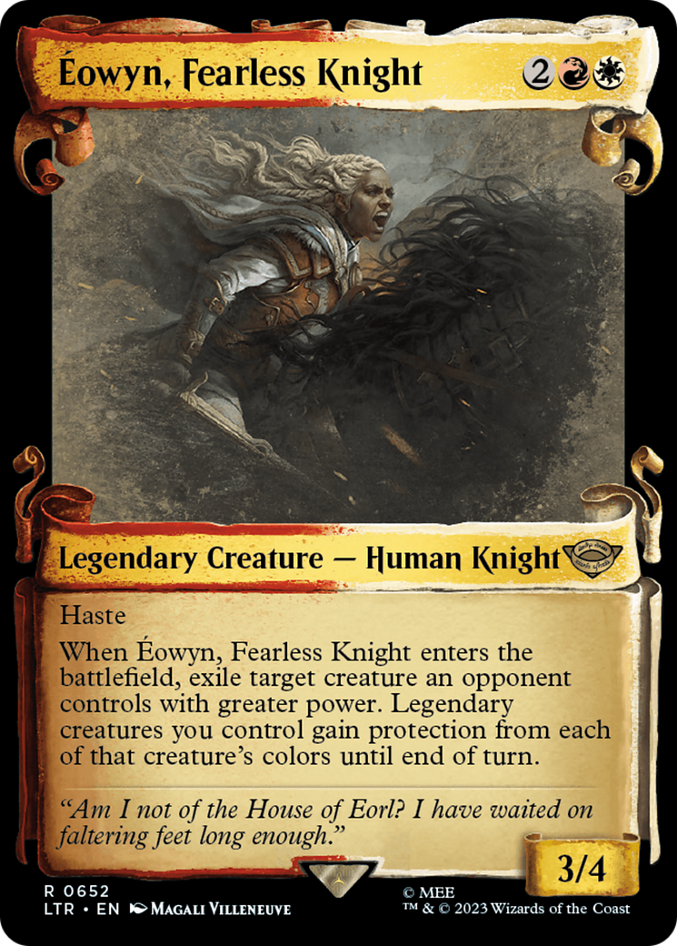 Eowyn, Fearless Knight [The Lord of the Rings: Tales of Middle-Earth Showcase Scrolls] | Gam3 Escape