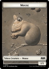 Mouse // Food (0013) Double-Sided Token [Wilds of Eldraine Tokens] | Gam3 Escape