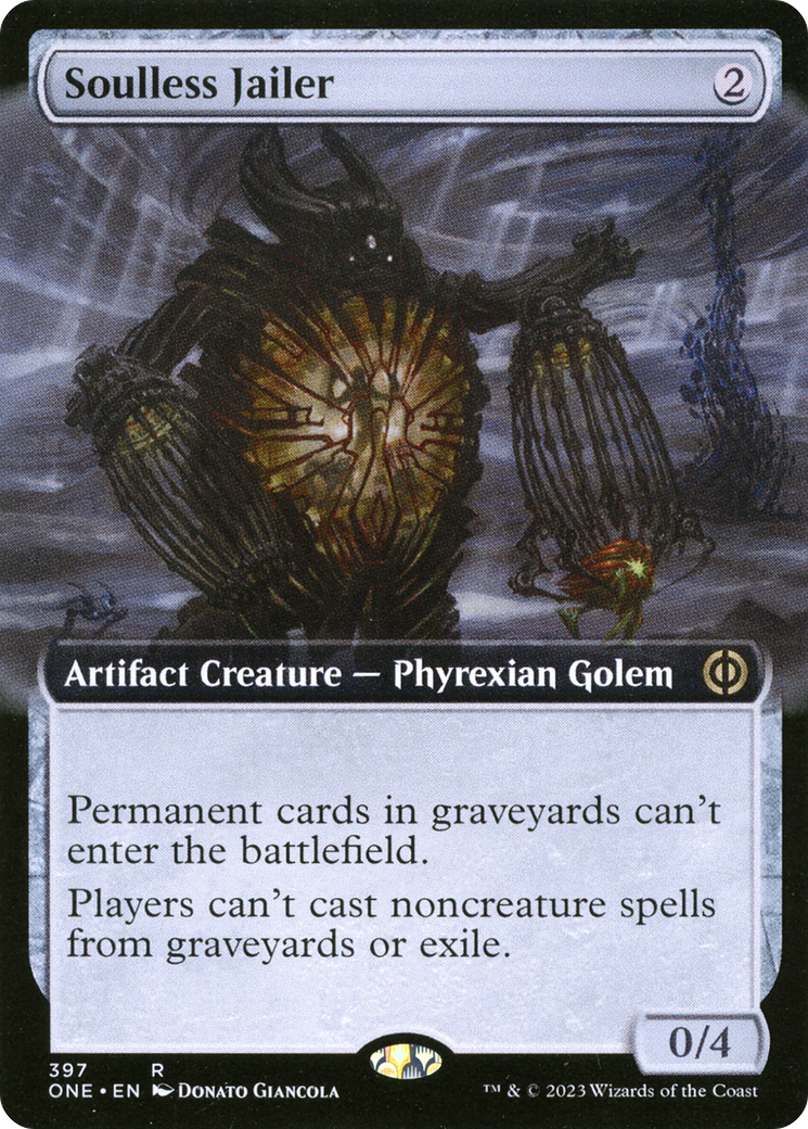 Soulless Jailer (Extended Art) [Phyrexia: All Will Be One] | Gam3 Escape