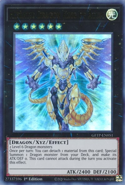 Hieratic Dragon King of Atum [GFTP-EN051] Ultra rare | Gam3 Escape
