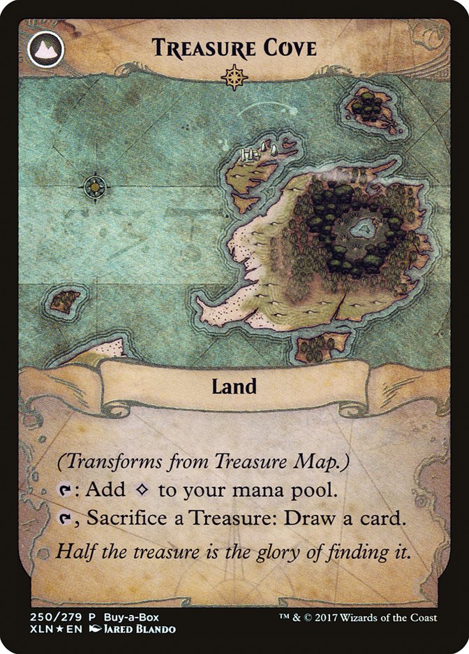 Treasure Map // Treasure Cove (Buy-A-Box) [Ixalan Treasure Chest] | Gam3 Escape