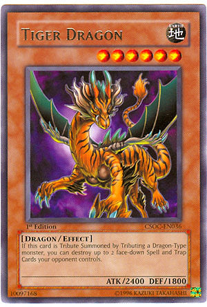 Tiger Dragon [CSOC-EN036] Rare | Gam3 Escape