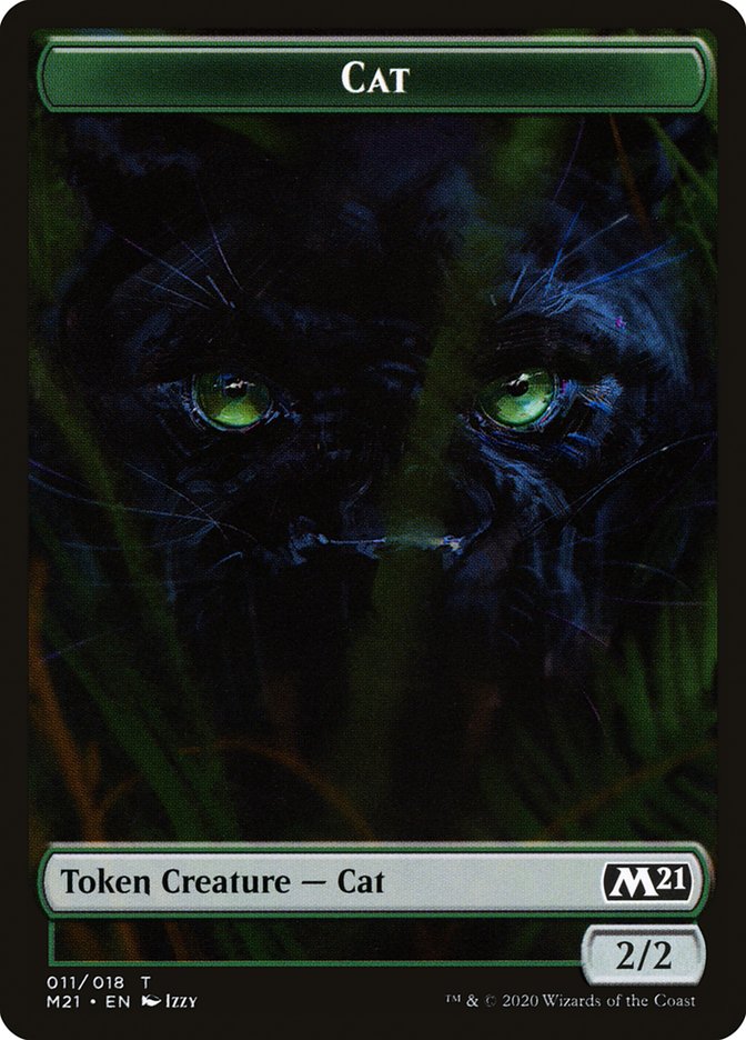 Angel // Cat (011) Double-sided Token [Core Set 2021 Tokens] | Gam3 Escape