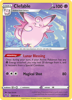 Clefable (064/185) [Sword & Shield: Vivid Voltage] | Gam3 Escape