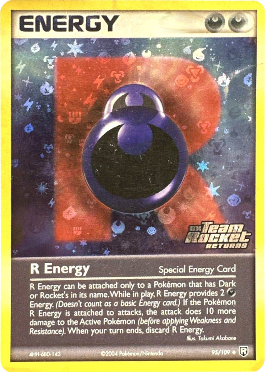 R Energy (95/109) (Stamped) [EX: Team Rocket Returns] | Gam3 Escape