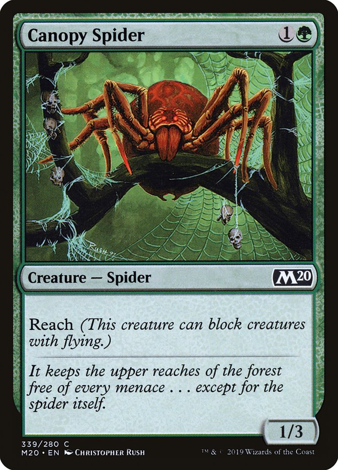 Canopy Spider [Core Set 2020] | Gam3 Escape