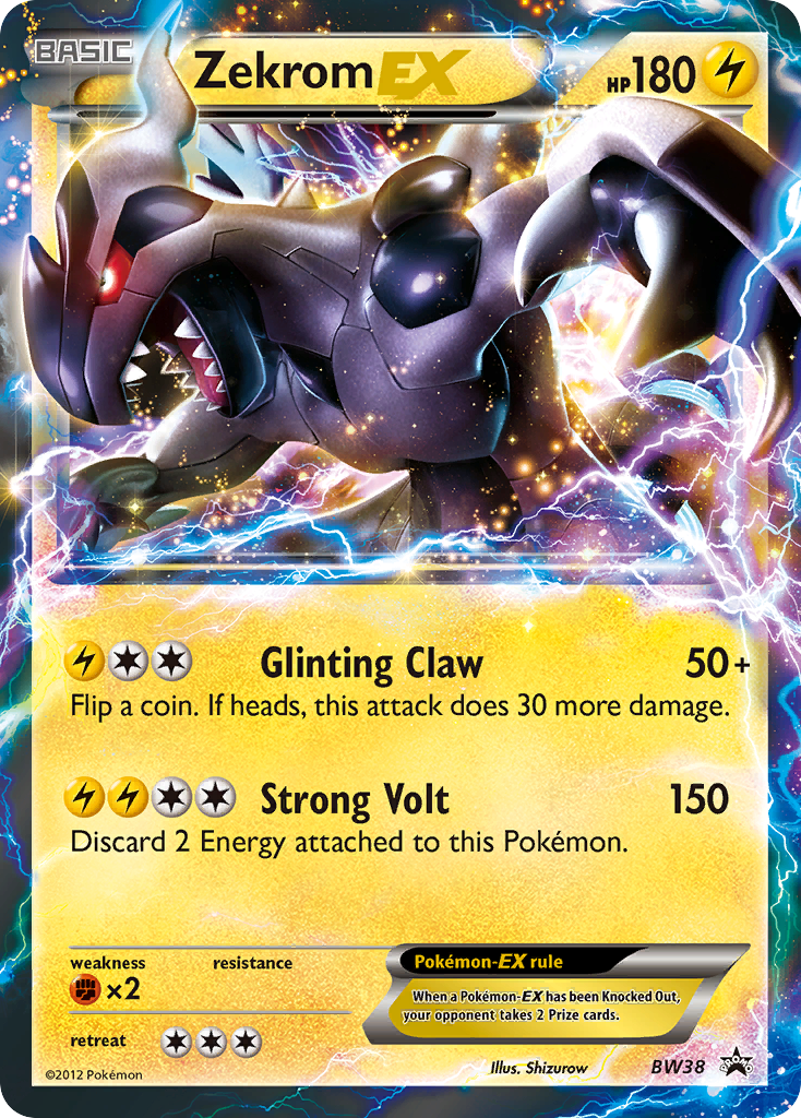 Zekrom EX (BW38) [Black & White: Black Star Promos] | Gam3 Escape