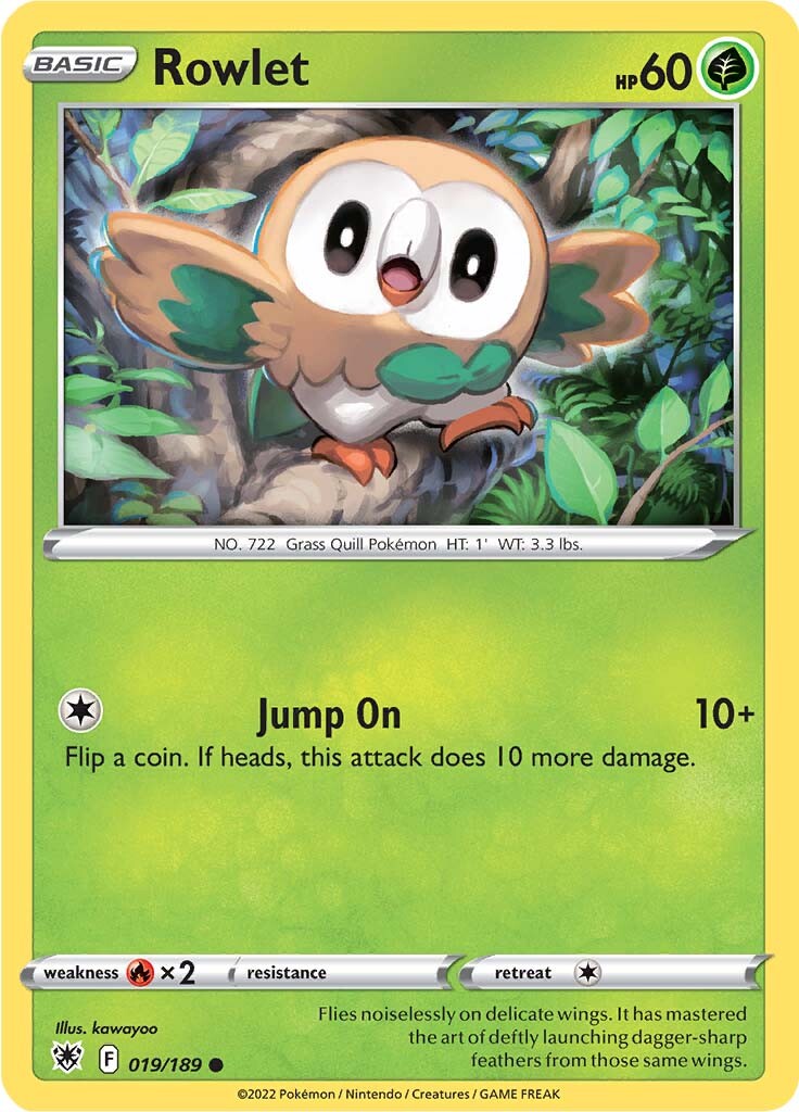 Rowlet (019/189) [Sword & Shield: Astral Radiance] | Gam3 Escape