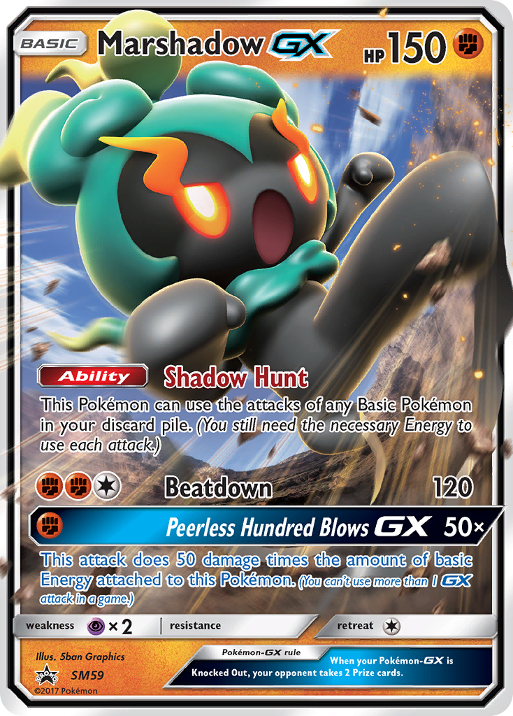 Marshadow GX (SM59) [Sun & Moon: Black Star Promos] | Gam3 Escape