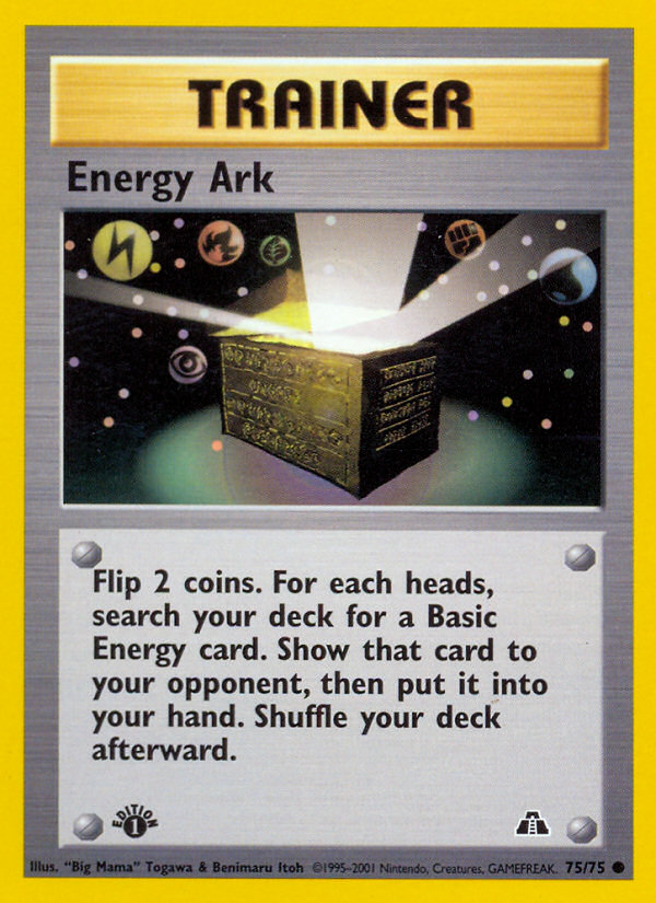 Energy Ark (75/75) [Neo Discovery 1st Edition] | Gam3 Escape