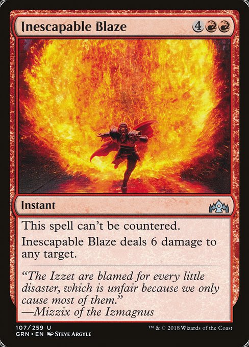 Inescapable Blaze [Guilds of Ravnica] | Gam3 Escape