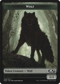 Zombie // Wolf Double-Sided Token [Game Night 2019 Tokens] | Gam3 Escape