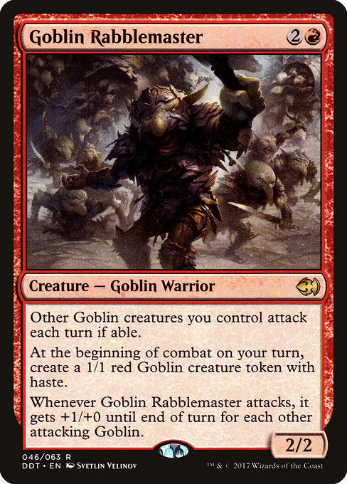Goblin Rabblemaster [Duel Decks: Merfolk vs. Goblins] | Gam3 Escape
