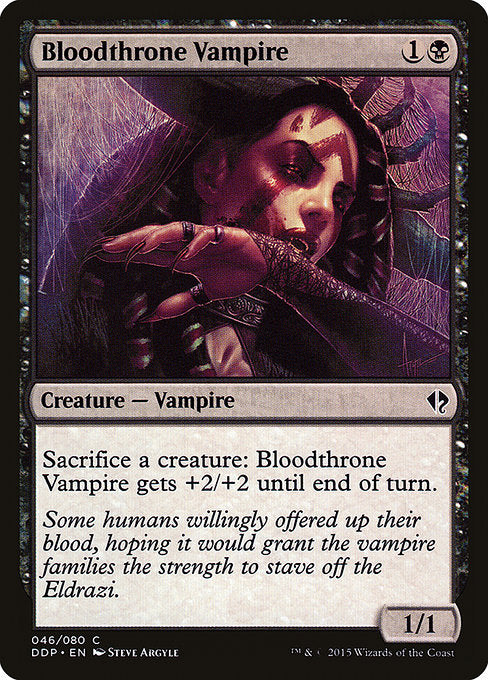 Bloodthrone Vampire [Duel Decks: Zendikar vs. Eldrazi] | Gam3 Escape