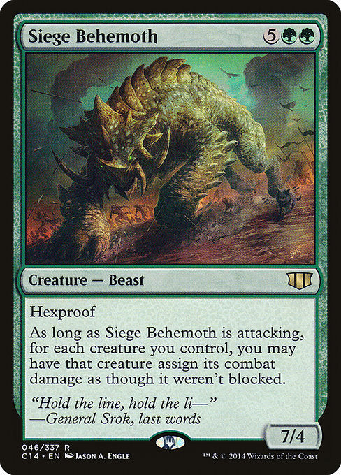 Siege Behemoth [Commander 2014] | Gam3 Escape