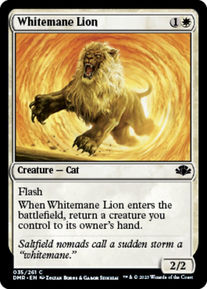 Whitemane Lion [Dominaria Remastered] | Gam3 Escape