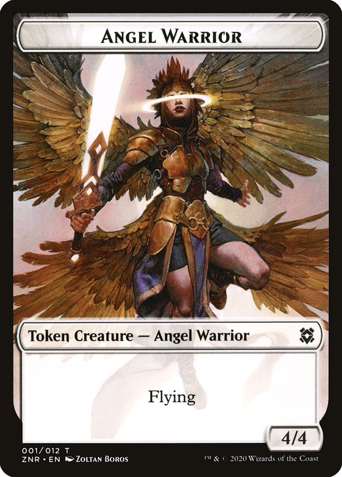 Angel Warrior Token [Zendikar Rising] | Gam3 Escape