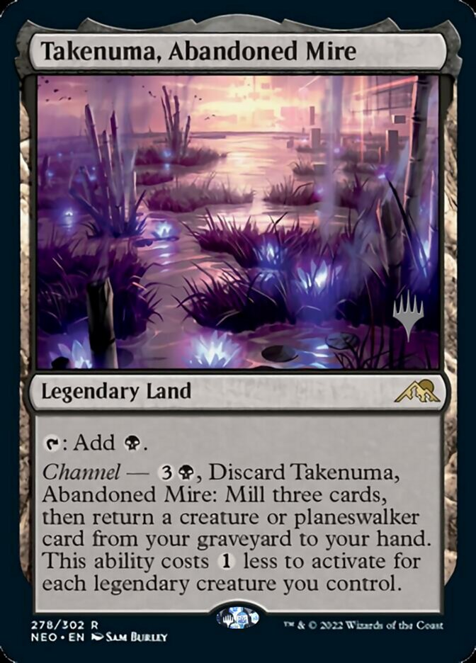 Takenuma, Abandoned Mire (Promo Pack) [Kamigawa: Neon Dynasty Promos] | Gam3 Escape