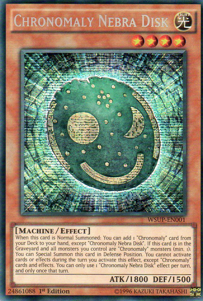 Chronomaly Nebra Disk [WSUP-EN001] Prismatic Secret Rare | Gam3 Escape