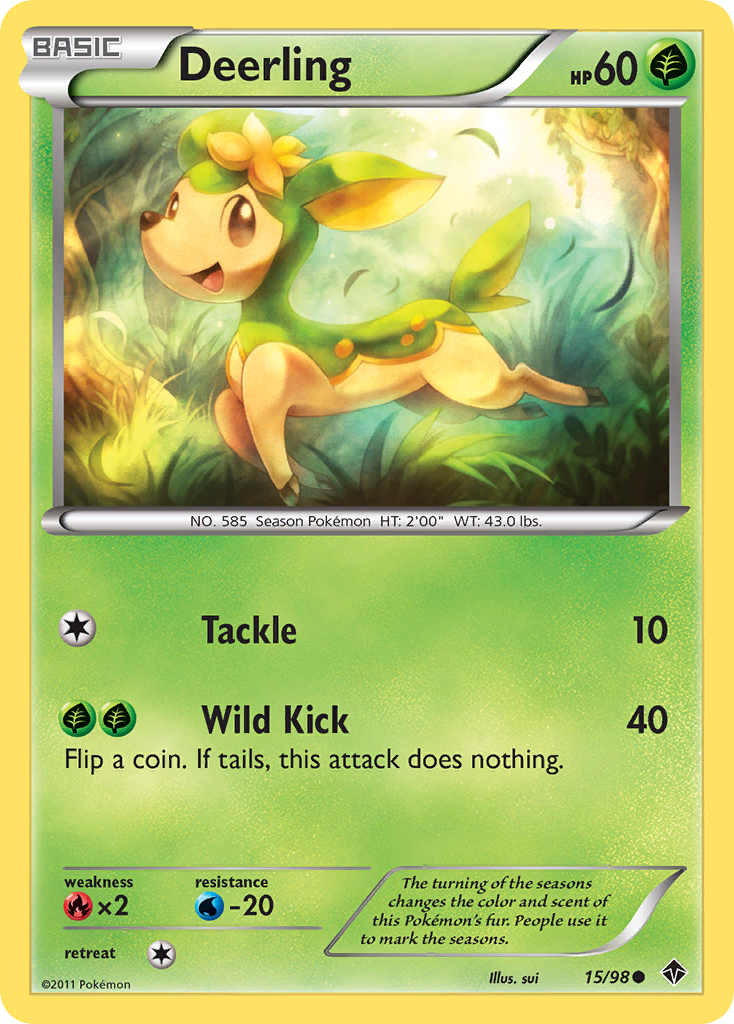 Deerling (15/98) [Black & White: Emerging Powers] | Gam3 Escape