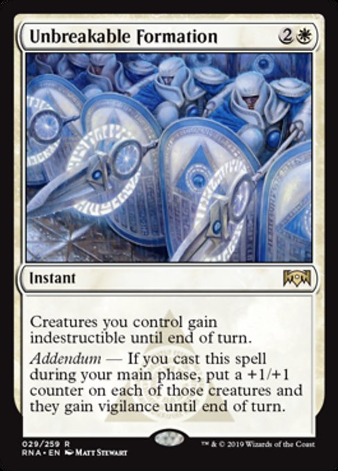 Unbreakable Formation [Ravnica Allegiance] | Gam3 Escape