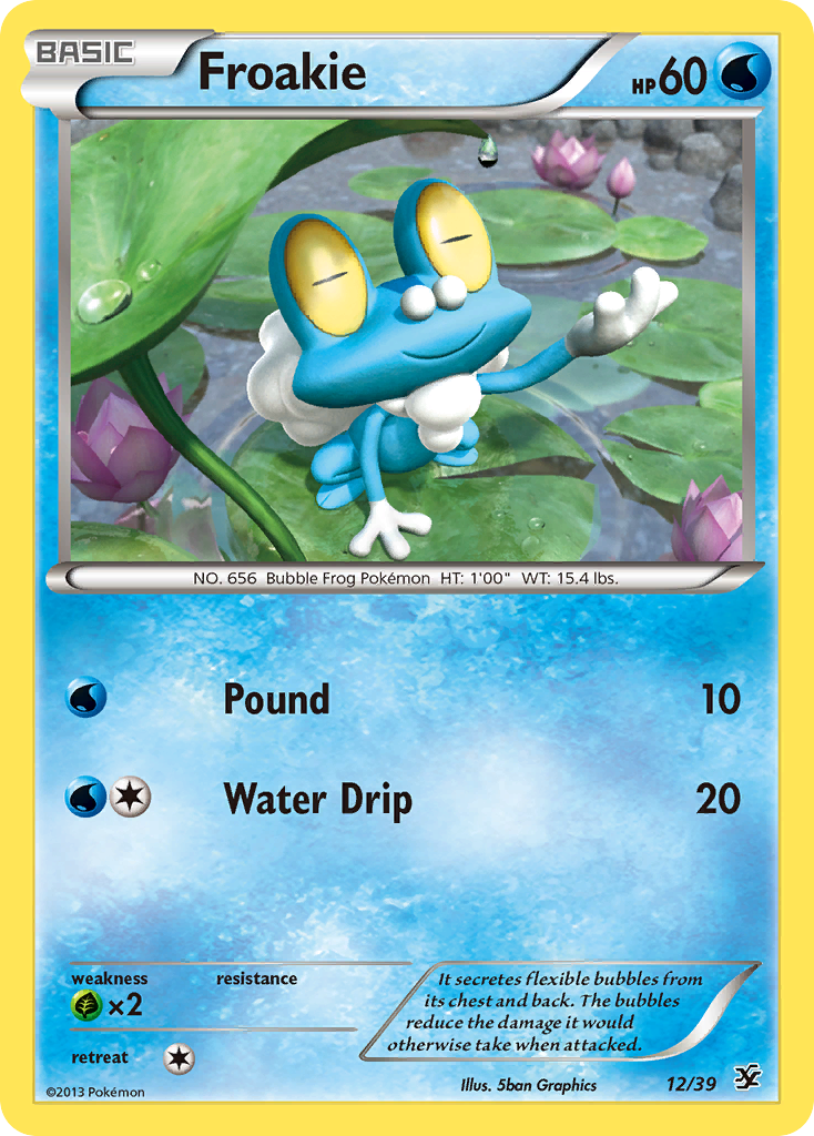 Froakie (12/39) [XY: Kalos Starter Set] | Gam3 Escape