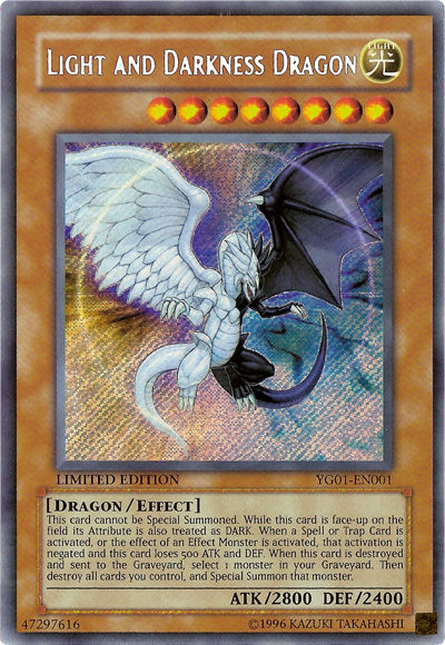 Light and Darkness Dragon [YG01-EN001] Secret Rare | Gam3 Escape