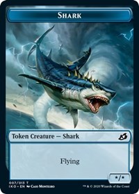 Shark // Human Soldier (005) Double-sided Token [Ikoria: Lair of Behemoths Tokens] | Gam3 Escape