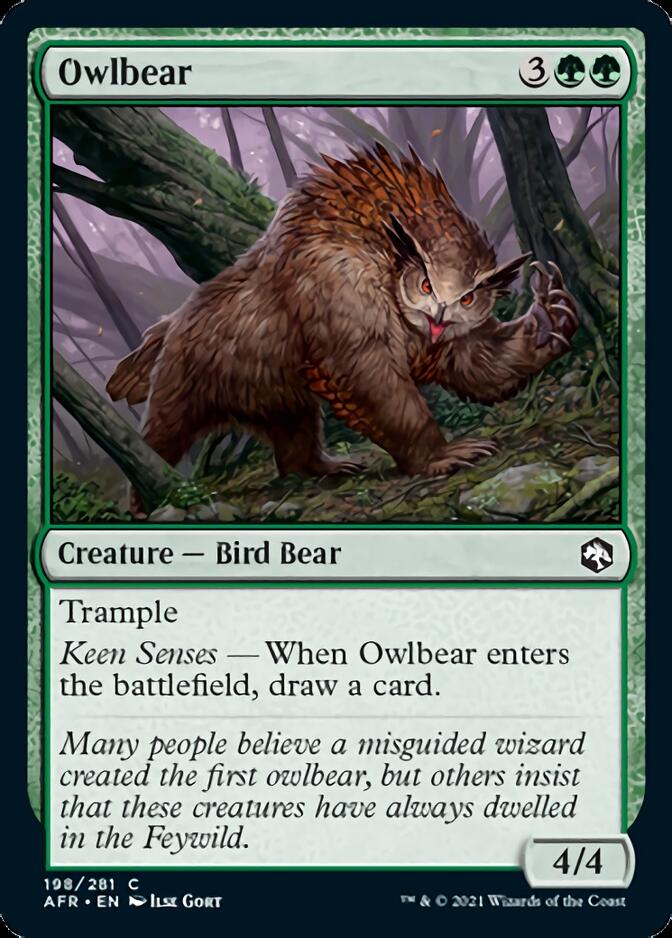 Owlbear [Dungeons & Dragons: Adventures in the Forgotten Realms] | Gam3 Escape