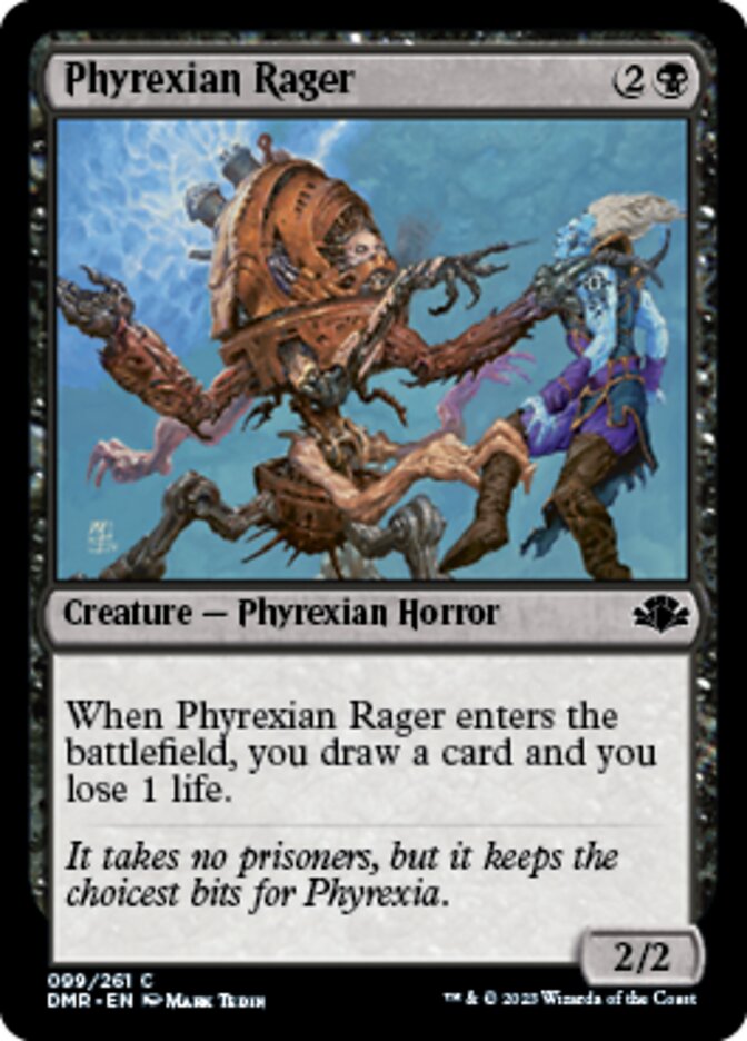 Phyrexian Rager [Dominaria Remastered] | Gam3 Escape