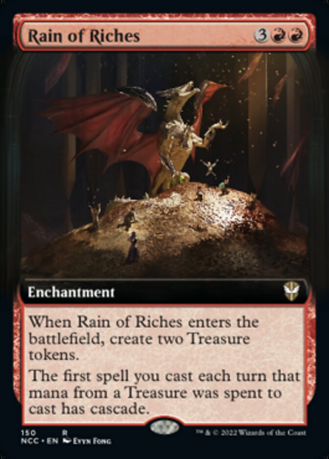 Rain of Riches (Extended Art) [Streets of New Capenna Commander] | Gam3 Escape