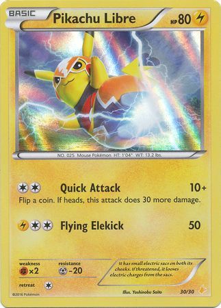 Pikachu Libre (30/30) [XY: Trainer Kit 3 - Pikachu Libre] | Gam3 Escape