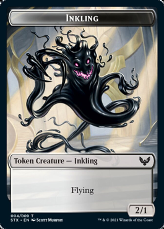 Inkling // Spirit Token [Strixhaven: School of Mages Tokens] | Gam3 Escape