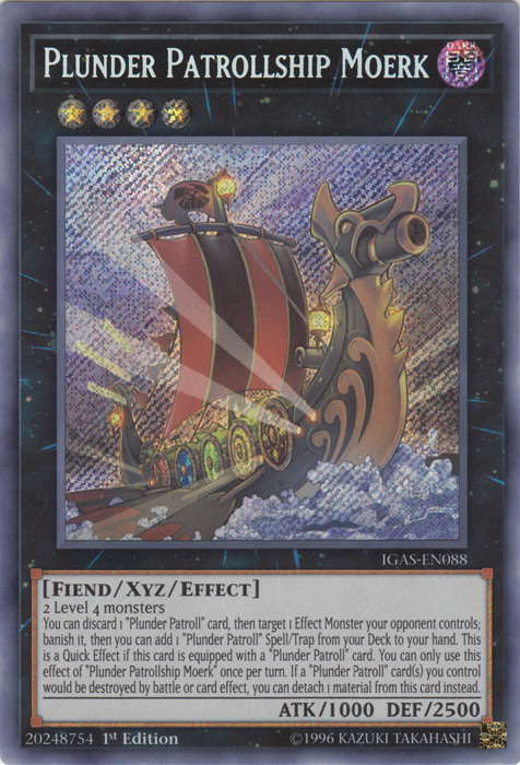 Plunder Patrollship Moerk [IGAS-EN088] Secret Rare | Gam3 Escape