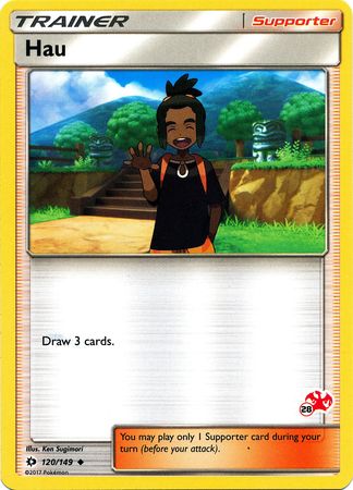 Hau (120/149) (Charizard Stamp #28) [Battle Academy 2020] | Gam3 Escape