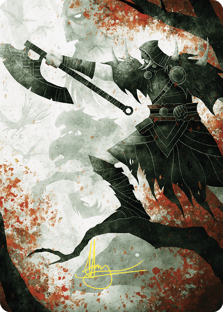 Garruk's Uprising Art Card (Gold-Stamped Signature) [Wilds of Eldraine Art Series] | Gam3 Escape