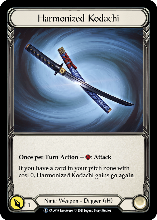 Harmonized Kodachi (Rainbow Foil) [CRU049-RF] Unlimited Rainbow Foil | Gam3 Escape