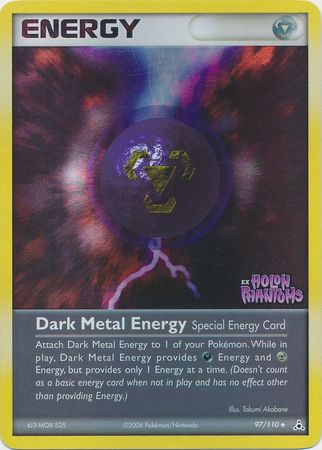 Dark Metal Energy (97/110) (Stamped) [EX: Holon Phantoms] | Gam3 Escape