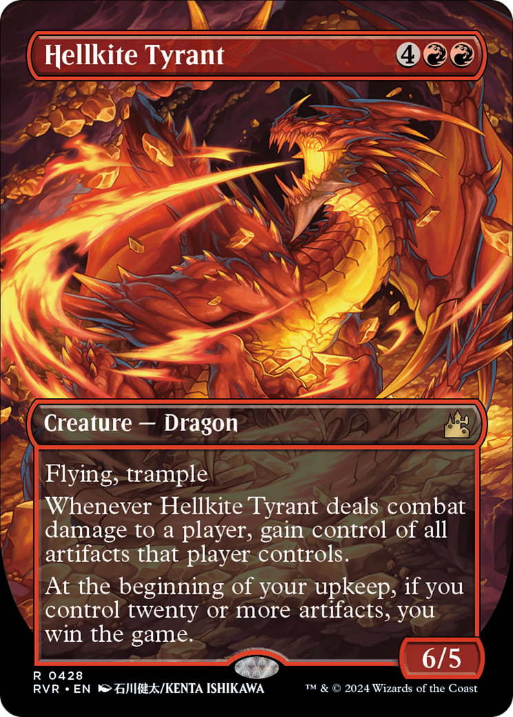 Hellkite Tyrant (Anime Borderless) [Ravnica Remastered] | Gam3 Escape