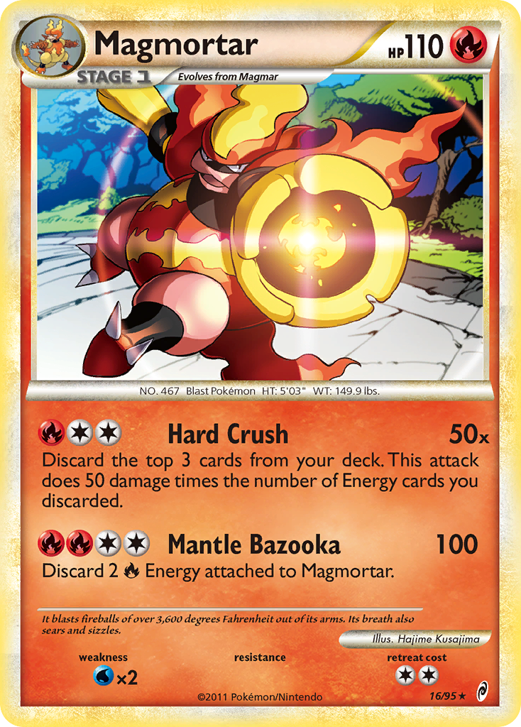 Magmortar (16/95) [HeartGold & SoulSilver: Call of Legends] | Gam3 Escape