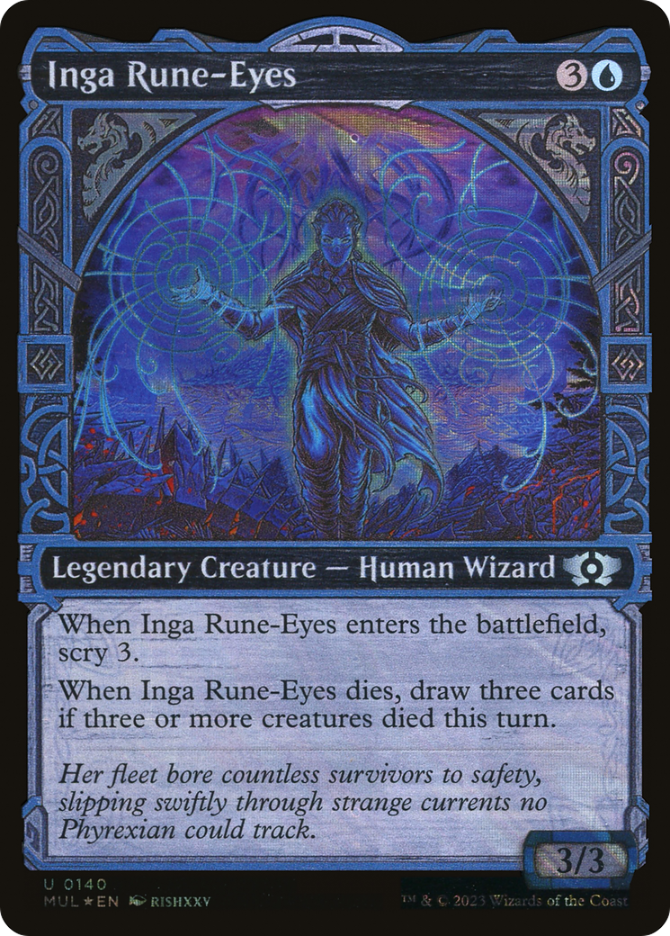 Inga Rune-Eyes (Halo Foil) [Multiverse Legends] | Gam3 Escape