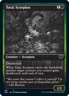 Toxic Scorpion [Innistrad: Double Feature] | Gam3 Escape