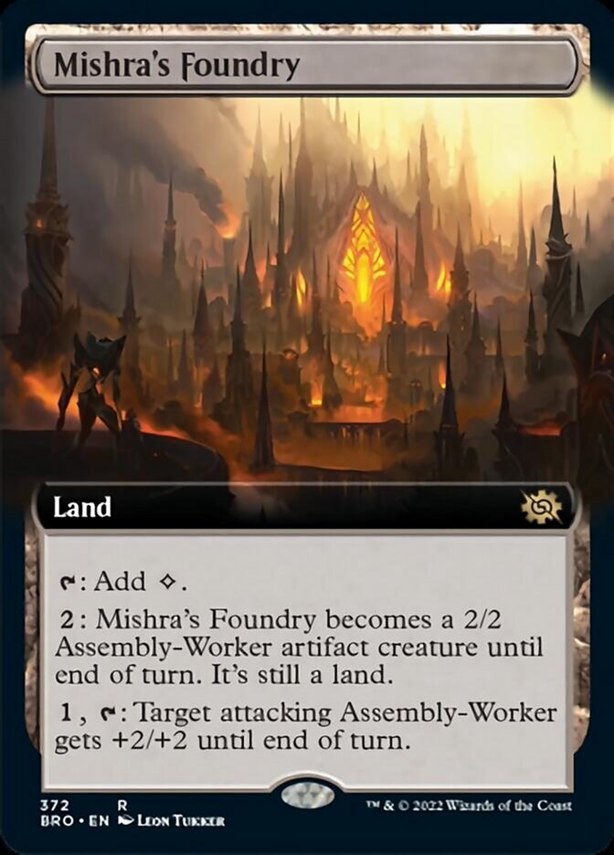 Mishra's Foundry (Extended Art) [The Brothers' War] | Gam3 Escape