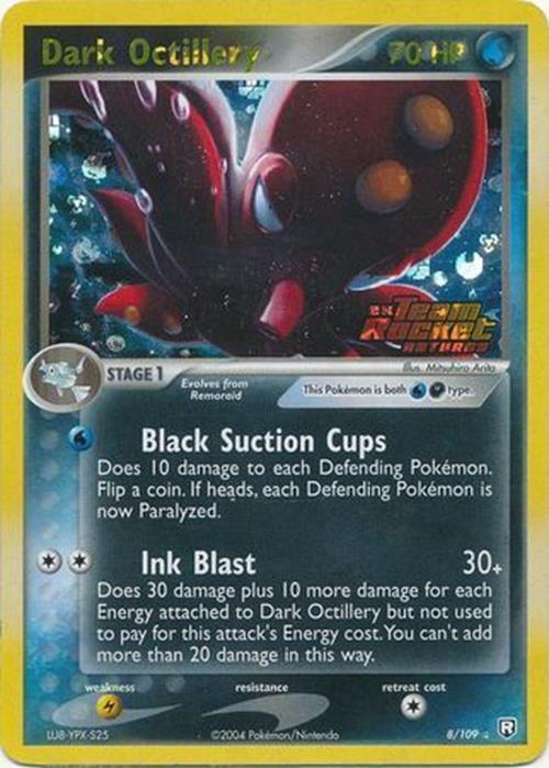 Dark Octillery (8/109) (Stamped) [EX: Team Rocket Returns] | Gam3 Escape