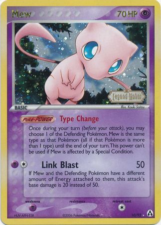 Mew (10/92) (Stamped) [EX: Legend Maker] | Gam3 Escape